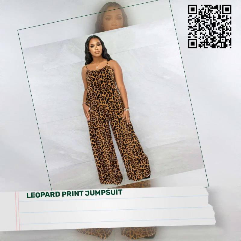 Leopard Print Jumpsuit by@Outfy