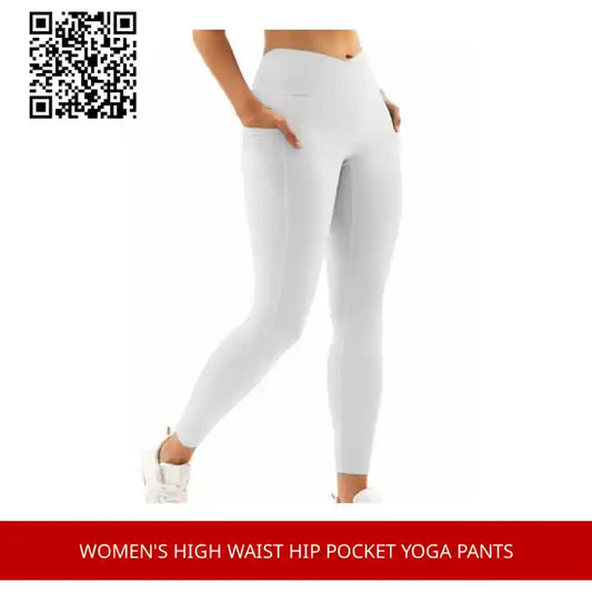 Women&#039;s High Waist Hip Pocket Yoga Pants by@Outfy