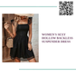 Women&#039;s Sexy Hollow Backless Suspender Dress by@Outfy