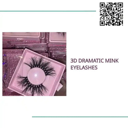 3D Dramatic Mink Eyelashes by@Outfy