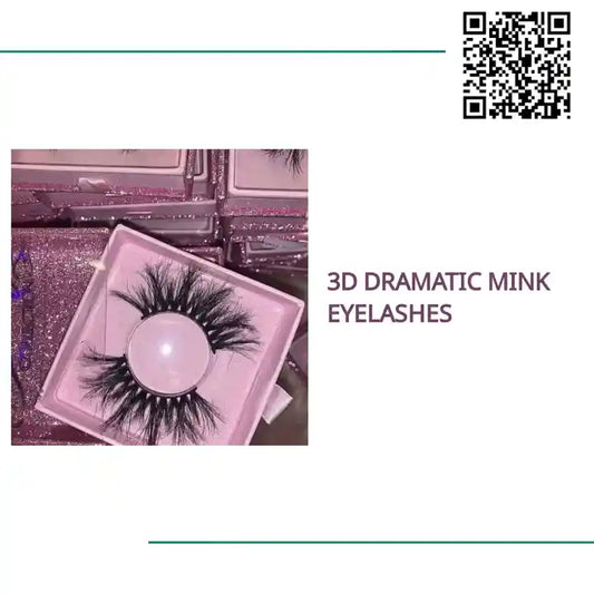 3D Dramatic Mink Eyelashes by@Outfy