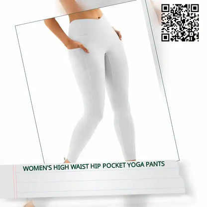 Women&#039;s High Waist Hip Pocket Yoga Pants by@Outfy