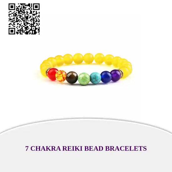 7 Chakra Reiki Bead Bracelets by@Outfy