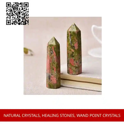 Natural Crystals, Healing Stones, Wand Point Crystals by@Outfy