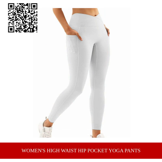 Women&#039;s High Waist Hip Pocket Yoga Pants by@Outfy