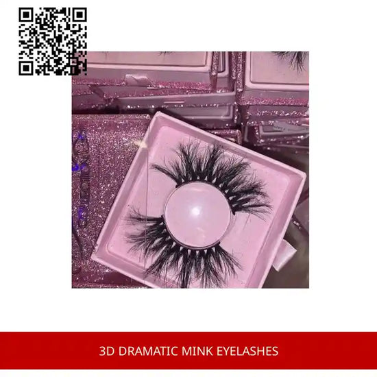 3D Dramatic Mink Eyelashes by@Outfy