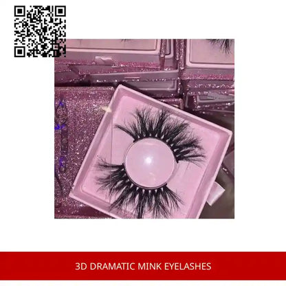 3D Dramatic Mink Eyelashes by@Outfy