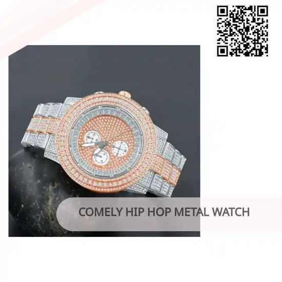 COMELY HIP HOP METAL WATCH by@Outfy