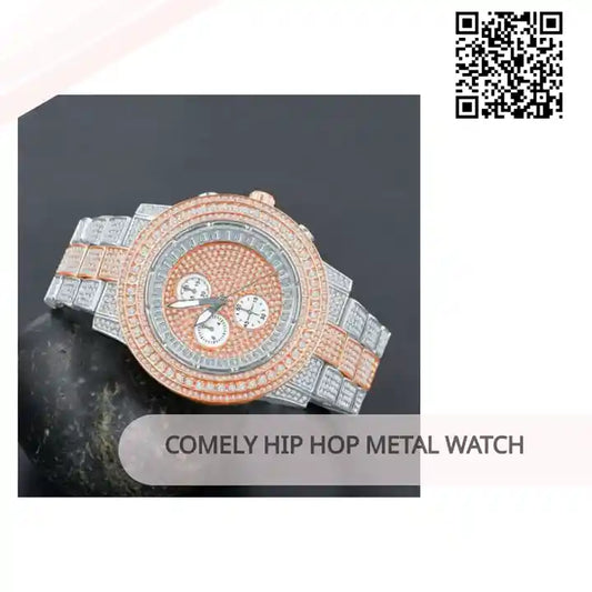 COMELY HIP HOP METAL WATCH by@Outfy