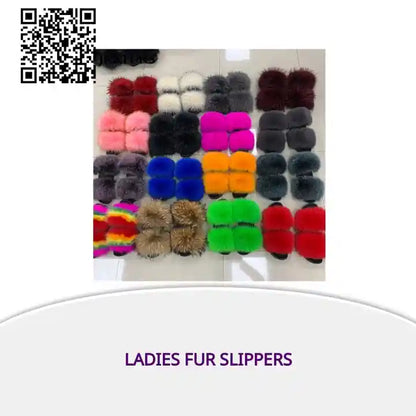 Ladies Fur Slippers by@Outfy