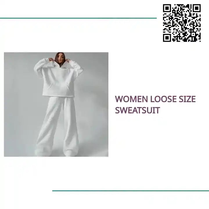 Women Loose Size Sweatsuit by@Outfy